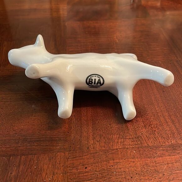 6" White Cow creamer cream milk container server - Picture 6 of 9